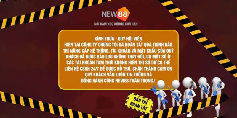 Bảo Trì NEW88 - Lý Do Và Quy Trình Chi Tiết Người Chơi Nên Biết 2026 3 Quy trình bảo trì new88
